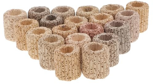 FOMIYES Water Plant 20pcs Pottery Fixed Ring for Fish Tank Landscape
