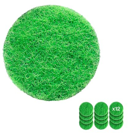 SonicScrubber - SonicScrubbies – Scouring Pads - Replacement Electric Scrubbing Brush Scouring Pads (Medium Duty x 12)