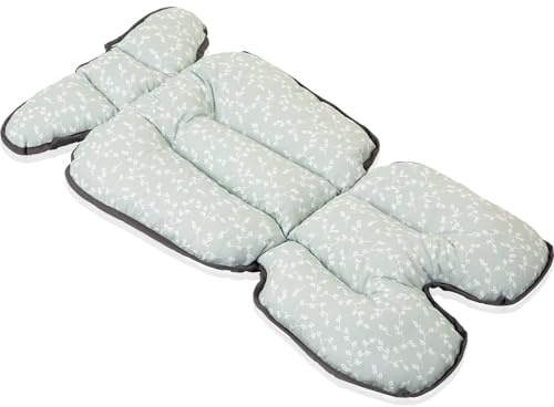 Babyjem Baby Kinderwagenkissen Universal Sitzauflage für Buggys, Kinderwagen, Fahrradanhänger, Grün
