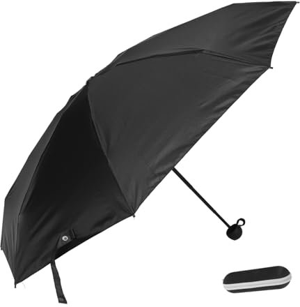 LIFKOME Petit Parapluie Portable Pour Soleil Pluie Parapluie De Voyage à Pliage Compact Pour Déplacements
