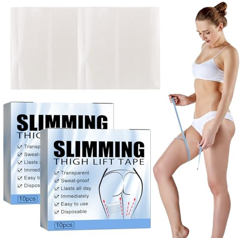 20 Pezzi Nastro Di Sollevamento Della Coscia, Patch Di Sollevamento Istantaneo Della Coscia Patch Di Riduzione Della Cellulite Delle Gambe, Bende Di Tenuta Delle Gambe Sollevano Istantaneamente