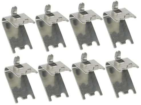 LIFKICH 8pcs Refrigerator Support Clips Shelf Brace Hooks for Easy Installation and Firm Cooling Storage