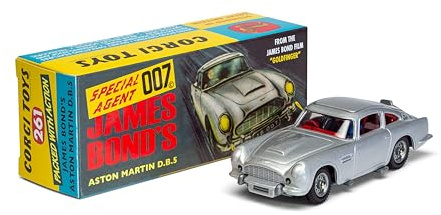 Corgi RT26101S James Bond Aston Martin DB5, Silver Diecast skalenlig modell