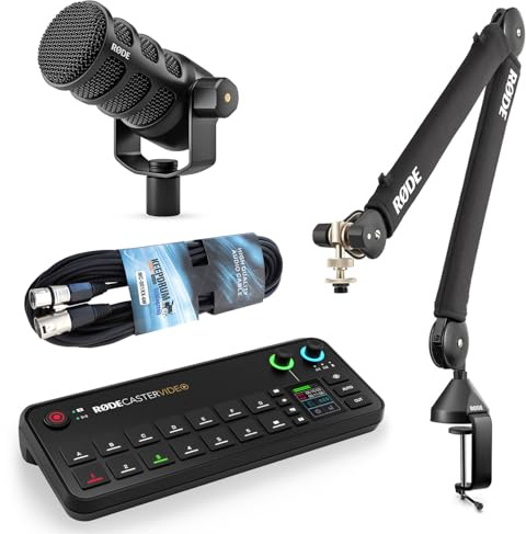 Rode Rodecaster Video Console per produzione audio e video con Podmic USB e PSA-1+