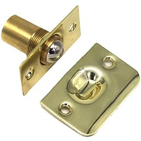 NUOBESTY 2pièces Verrou à Bille Cuivre Pour Porte De Placard Loquet Laiton Avec Ressort Verrouillage Invisible Et Facile à Installer Adapté à Portes