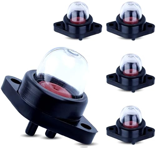 5 Stück Primer Pumpe Kraftstoffpumpe Benzinpumpe für Kettensägen GebläseTrimmer Vergaser Snap-in Primer Bulb Pump, General Snap-In Primer Kraftstoffbirne Vergaser Primer Pumpe Kraftstoffbirnen