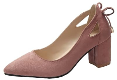 Remonte Damsko - Caprice damskor espadriller vackra sandaler läder skor trosor på skor dra på espadriller graciös sommarsko sko lediga sandaler utomhusskor, pink, 42 EU