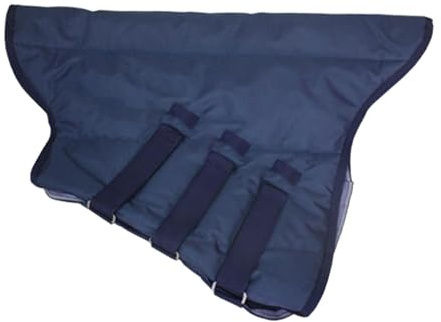 harayaa Copricollo per Cavallo Invernale Impermeabile, Copricollo per Cavalli Protezione da Esterno, Collo Ispessita con 3 Cinghie Regolabili, Caldo per Equitazione con Protezione di Riempimento, Blu