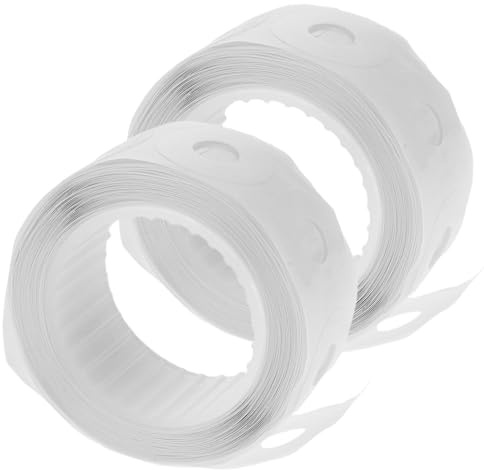 JOINPAYA Adesivi Rinforzo per Fori Trasparenti in Plastica Etichette Autoadesive per Rinforzi Carta Perforata 2 Pezzi 500 Pezzi per Ufficio Scuola e Archiviazione Documenti