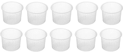 10 x Molde para Queso 6x4,7 cm – Para Quesos Frescos, Quesería Artesanal, 150 g
