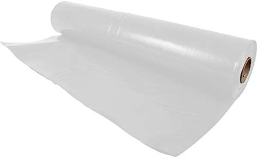Flair-Online Ltd DPM Damp Proof Membrane, 500 Gauge Clear, 4m x 25m, BBA Approved