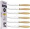 Arcos | Set di coltelli da dessert, 6 pezzi, coltello da dessert e da tavola, lama da 105 mm, acciaio inox martensitico, manico in polipropilene, lavabile in lavastoviglie