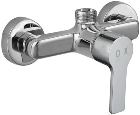 Kibath 432651 Grifo Monomando Columna, Acero Inoxidable