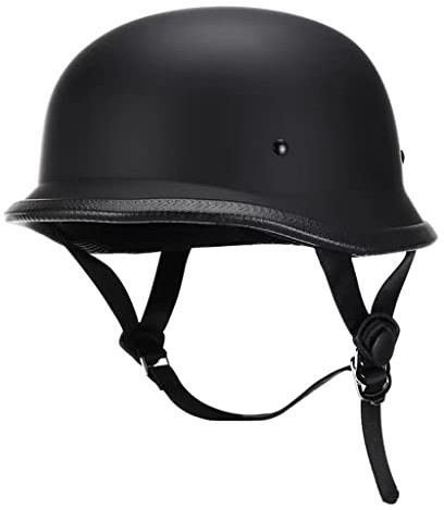 qloijnv Portatile Jet Casco Scodella Casco Moto Jet Vintage Casco Moto Aperto Viso Mezzo Omologato ECE Uomo Donna Berretto Teschio Ciclomotore Adult Cruiser Chopper Mezzo Casco