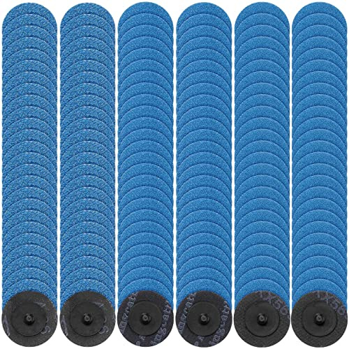 Nuenen 150 Pcs Sanding Discs Die Grinder Sanding 2 Inch Grinding Disc for Surface Finish Grind Polish Burr Rust Paint Removal Use with Die Grinder(36/60/80 Grit)