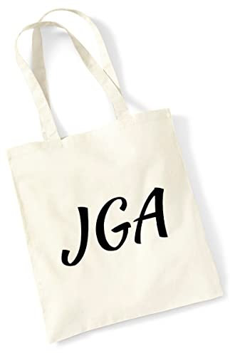 Huuraa Tasche JGA Junggesellenabschied Geschenk 10 Liter Natural Baumwolle JGA Accessoire