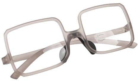 Luqeeg Billard-Brille, TR90-Sportbrille, Billard-Brille, Queue-Sport-Schutzbrille, Myopie-Brille Kompatibel mit Schutzbrillen (hellgrau)