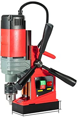 Taladro magnético eléctrico pequeño AX13/AX13RE, taladro magnético potente, máquina perforadora portátil de grado Industrial,Durabilidad Duradera(AX13RE)