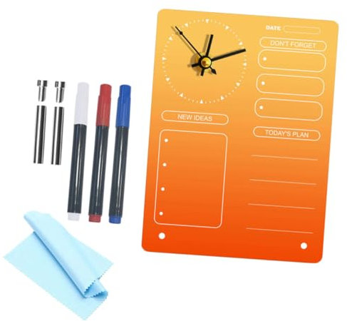 Warmhm Löschtafel -whiteboard Schreibtischtafel To-do-listentafel Tisch-whiteboard Memo-schreibtafel Mit Stift -schreibtafel Dekorative Notiztafel