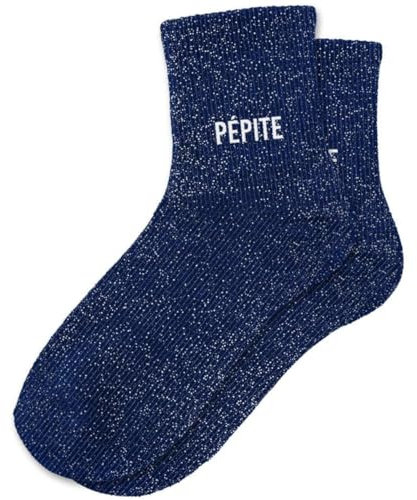 STC, Chaussettes paillettes courtes - Pépite (taille unique 36-42)