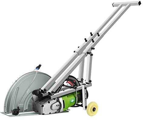 Wall Line Cutter Electric Mini Circular Saw,6 Blades,Max Cutting Depth 1-11/16'',Rubber Handle,10 Feet Cord,Ideal for Wood Soft Metal Tile Plastic Cuts Slotting Marble
