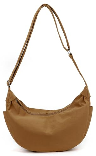 Kommodum Borsa Mezzaluna Tracolla Donna Grande, Borsa a spalla Stile casual con Tracolla regolabile, Messenger Crossbody Moon Bag km31