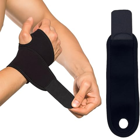 Horktrust 2 pcs Muñequeras Deportivas, Muñequera Muñeca Ajustable, Soporte de la Muñeca Ajustable y Transpirable, para Alivio Artritis, Tendinitis, y Esguince de Pulgar, Artritis