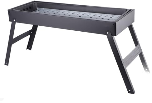 SIXRUN Barbecue Léger et Pliable, Barbecue au Charbon de Bois Portable pour la Maison, le Camping en Plein Air, le Pique-nique, Conception Compacte de Grande capacité