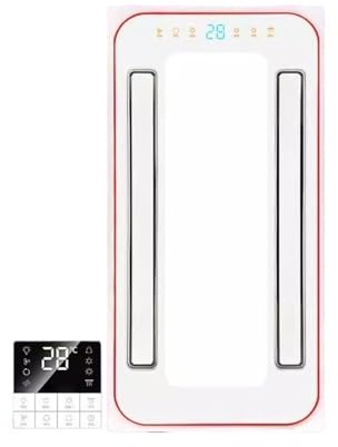 Extractor de Aire Ventilador de Escape con calefacción Aire for baño Iluminación Techo integrada for Integrado Ventilador de Piso