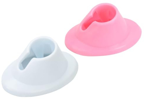 ADOCARN Soporte para Esmalte de Uñas de Silicona 4piezas, Antidesbordamiento y Práctico para Manicura y Diy, Base Segura para Botellas de Esmalte