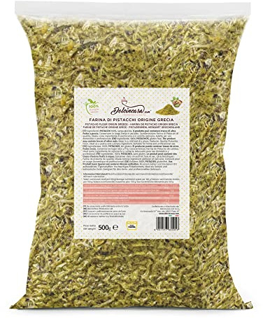 Dolcincasa-Farina di Pistacchi 100% per Ricette Dolci e Salate 500g Senza Glutine