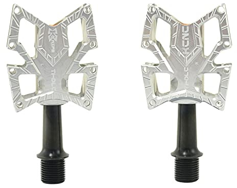 KCNC Coltello titanio mandrino strada piattaforma pedali, argento, KPED01-TI-S, SK2294