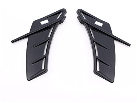 Nonuine Für A-UDI ABT A3 A6 A4 A5 A7 A8 C5 C6 RS4 RS5 RS6 RS7 RS8 SQ5 SQ6 SQ7 SQ8 Q5 Q7 TT 2 Stück Autoseitenaufkleber Fender Air Vent Aufkleber (Farbe : A)