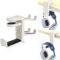 Minnhua Supporto per cuffie Gaming Porta Cuffie Regolabile Spporto Porta Cuffie 3 in 1 Supporto per cuffie da scrivania girevole a 360° per cuffie + clip per cavo per Appendere Cuffie da Gioco Bianco