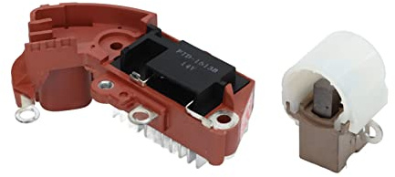 Regulador de Voltaje del Alternador - Kit de Reconstrucción, Soporte de Escobillas del Regulador de Voltaje, Compatible con Motor 2.0L L4 1997-1998