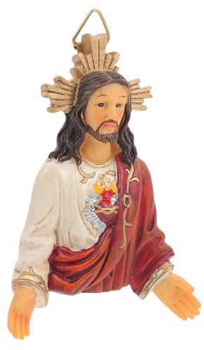 Alipis Resin Jesus Statue Christliche Tischdekoration Handgefertigte Figur Für Kirche Und Zuhause Für Schreibtische Und Religiöses Für Und Familie
