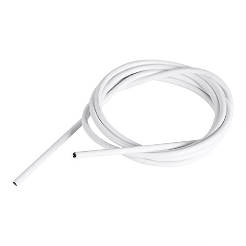 Watris Veiyi Cavo freno per bicicletta, diametro 5 mm, cavo del freno di ricambio, tubo in gomma, per bici da corsa, colore bianco