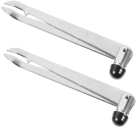 BESTYASH Martello Diagnostico Neurologico in Acciaio Inossidabile 2 Pezzi Con Scala, Martello Portatile Compatto Per Test Riflessi Muscolari in Ospedali e Cliniche