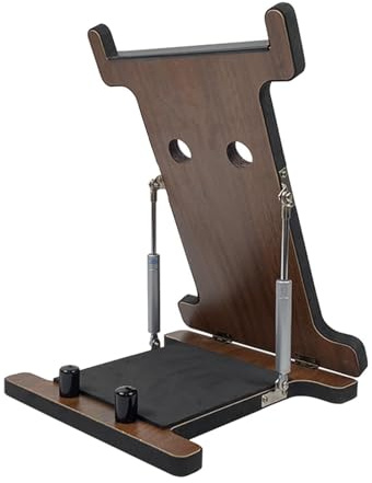 Amagogo Soporte de suelo para Guqin, ajuste universal, madera, diseño hidráulico, soporte para cítara china de 7 cuerdas, antideslizante para cítara china