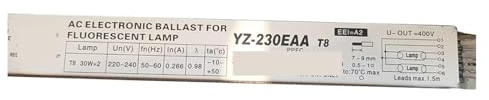balasto electrónico YZ-230EAA 220V T8 30Wx2 lámpara fluorescente balastos electrónicos arrancador de iluminación
