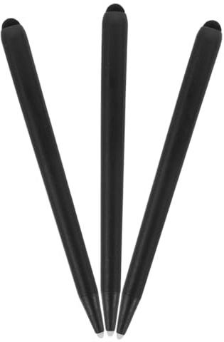 Alipis Penna Stilo Doppia Punta per Touch Screen 3 Pezzi, Penna per Ragazzo Ragazza, Punta Fine in Gomma Morbida, Ergonomica per Tablet, Telefoni e Lavagne Elettroniche,