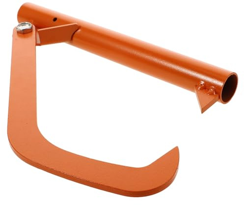 Abaodam Crochet Robuste en Acier au Carbone Réglable pour Débardage et Levage de Bûches, Outil de Bûcheron Incliné, Crochet Métallique Lourd pour Transport Bois, Usage Forestier