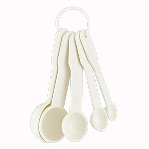 LANGING - Juego de 5 cucharas medidoras para Hornear, plástico, 1 g, 2,5 g, 5 g, 10 g, 15 g