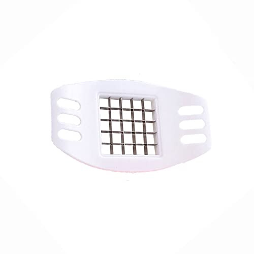 Potato Chipper Potato Chopper Cutter Fruit Chip Cutter French Fry Tool for Veggies, Onions, Carrots, Cucumbers(White)