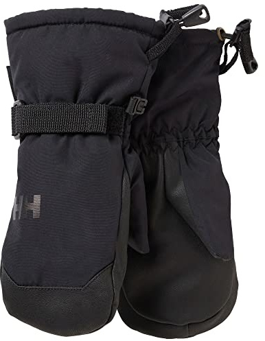 Helly Hansen Kids Rider Mittens 2.0, 990 Black, 6 UK