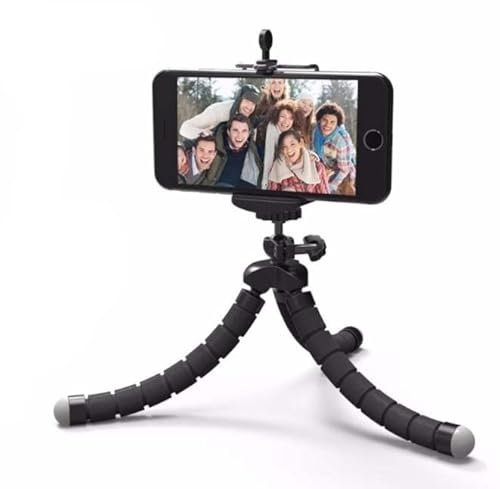 Mini Trepied avec Telecommande pour ZTE Axon 30 Smartphone Android iOS Reglable sans Fil Bluetooth Bouton