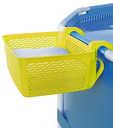 Carrie Box Aufbewahrungskorb und Getränkehalter für den Pool | 18.7 L | Recycelter Kunststoff | Gelb