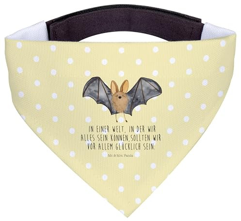 Mr. & Mrs. Panda Hundehalstuch S Fledermaus Flügel - Geschenk, Kleine Hunde, Halstuch, Tuch, Lustige Sprüche