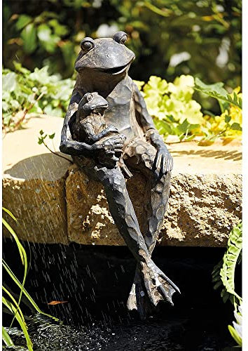 Coopers of Stortford Garden Ornament Sitting Frog Frost Resistant