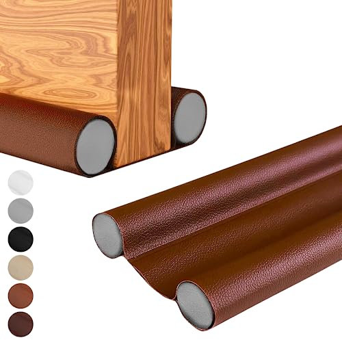 HOGARLAX® Burlete Puerta Entrada, Burlete Bajo Puerta, Burletes para Puertas Exterior e Interior, Aislante Térmico Frío y Calor, Aislante Acústico, Impermeable, Adaptable hasta 93cm (1, Marrón)